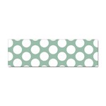 Jade Green Polkadot Bumper Sticker 100 Pack