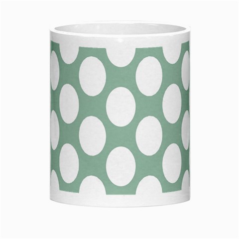 Jade Green Polkadot Morph Mug from ArtsNow.com Center