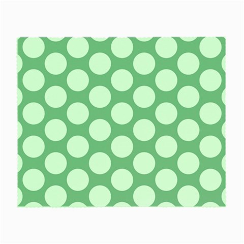 Jade Green Polkadot Glasses Cloth (Small) from ArtsNow.com Front