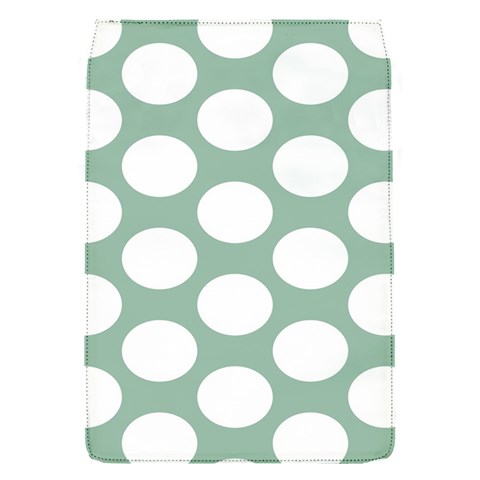 Jade Green Polkadot Removable Flap Cover (Small) from ArtsNow.com Front