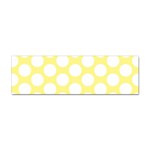 Yellow Polkadot Bumper Sticker 100 Pack