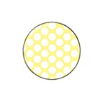 Yellow Polkadot Golf Ball Marker 10 Pack (for Hat Clip)