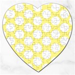 Yellow Polkadot Jigsaw Puzzle (Heart)