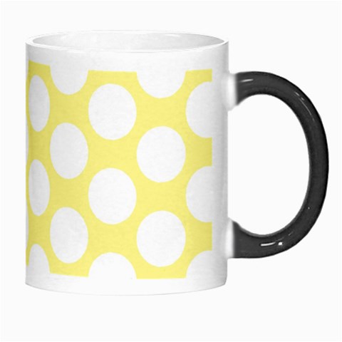 Yellow Polkadot Morph Mug from ArtsNow.com Right