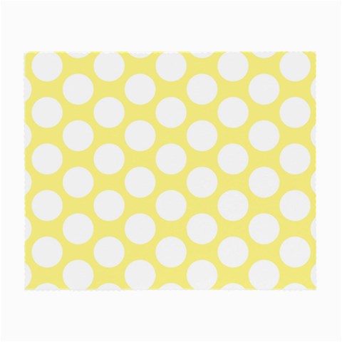 Yellow Polkadot Glasses Cloth (Small) from ArtsNow.com Front