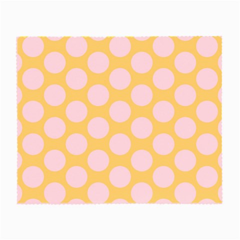 Yellow Polkadot Glasses Cloth (Small) from ArtsNow.com Front