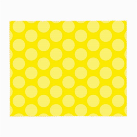 Yellow Polkadot Glasses Cloth (Small) from ArtsNow.com Front