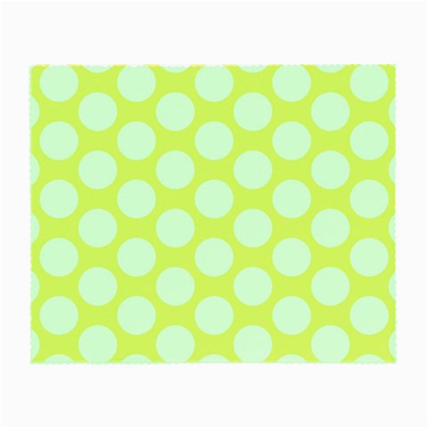 Yellow Polkadot Glasses Cloth (Small) from ArtsNow.com Front