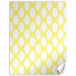 Yellow Polkadot Canvas 18  x 24  (Unframed)