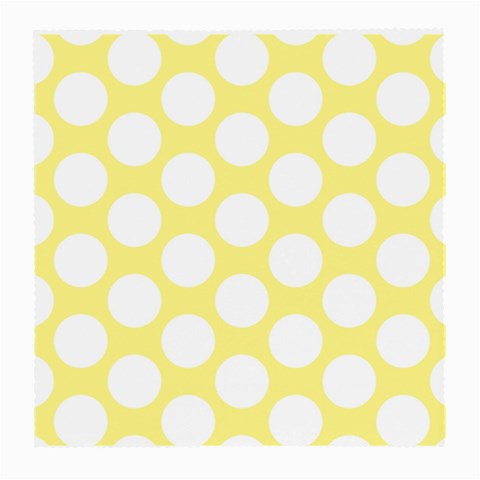 Yellow Polkadot Glasses Cloth (Medium, Two Sided) from ArtsNow.com Front