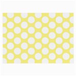 Yellow Polkadot Glasses Cloth (Large, Two Sided)