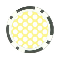 Yellow Polkadot Poker Chip (10 Pack) from ArtsNow.com Front