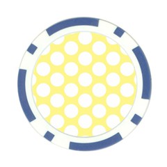 Yellow Polkadot Poker Chip (10 Pack) from ArtsNow.com Front