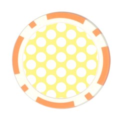 Yellow Polkadot Poker Chip (10 Pack) from ArtsNow.com Back