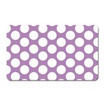 Lilac Polkadot Magnet (Rectangular)