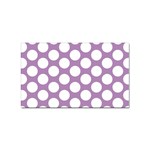 Lilac Polkadot Sticker 100 Pack (Rectangle)