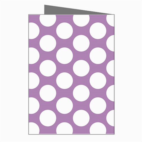 Lilac Polkadot Greeting Card from ArtsNow.com Right