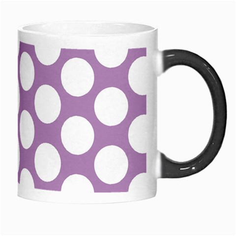 Lilac Polkadot Morph Mug from ArtsNow.com Right