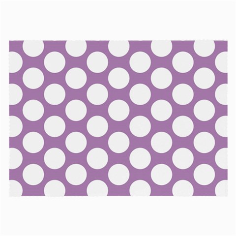 Lilac Polkadot Glasses Cloth (Large, Two Sided) from ArtsNow.com Front