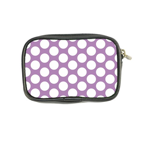 Lilac Polkadot Coin Purse from ArtsNow.com Back