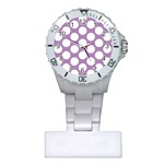 Lilac Polkadot Nurses Watch