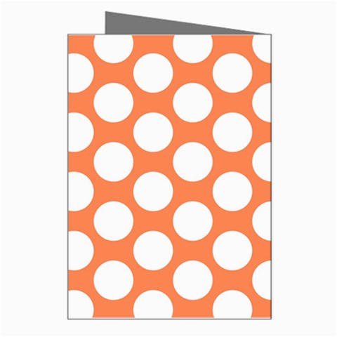 Orange Polkadot Greeting Card from ArtsNow.com Right