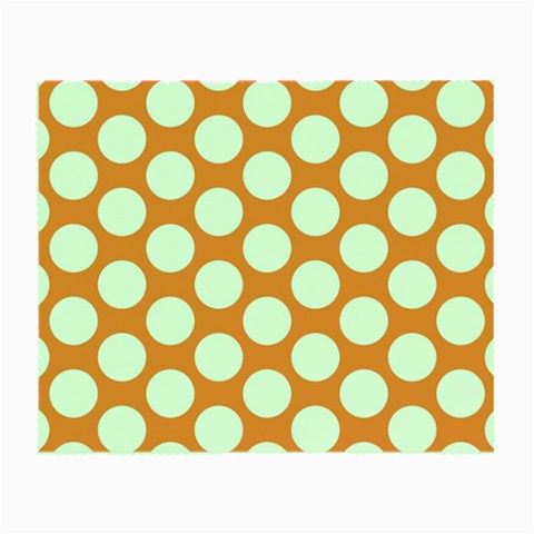 Orange Polkadot Glasses Cloth (Small) from ArtsNow.com Front