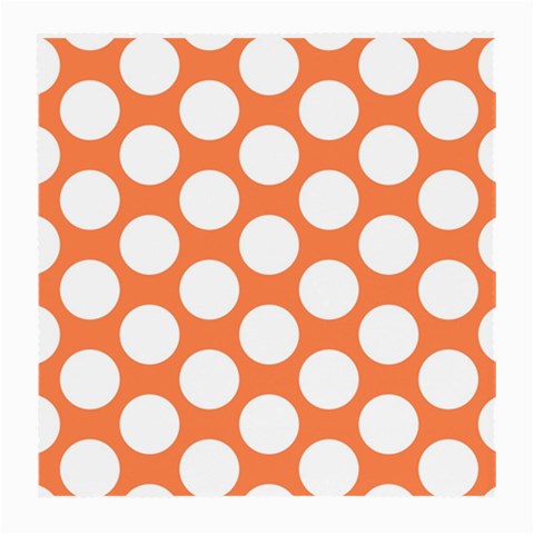 Orange Polkadot Glasses Cloth (Medium, Two Sided) from ArtsNow.com Back