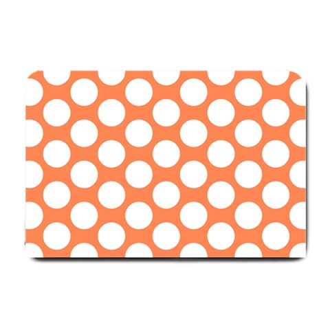 Orange Polkadot Small Door Mat from ArtsNow.com 24 x16  Door Mat