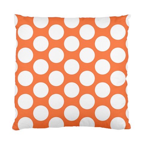 Orange Polkadot Cushion Case (Two Sided)  from ArtsNow.com Front