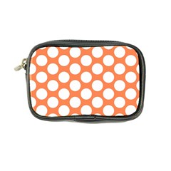 Orange Polkadot Coin Purse from ArtsNow.com Front