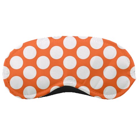 Orange Polkadot Sleeping Mask from ArtsNow.com Front