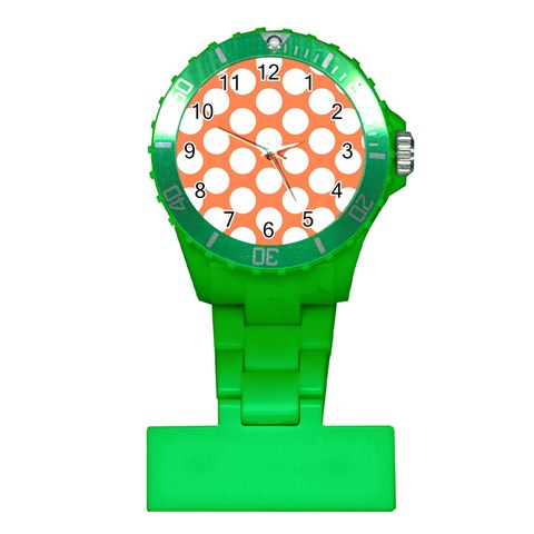 Orange Polkadot Nurses Watch from ArtsNow.com Front