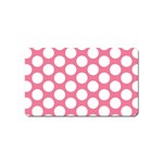 Pink Polkadot Magnet (Name Card)