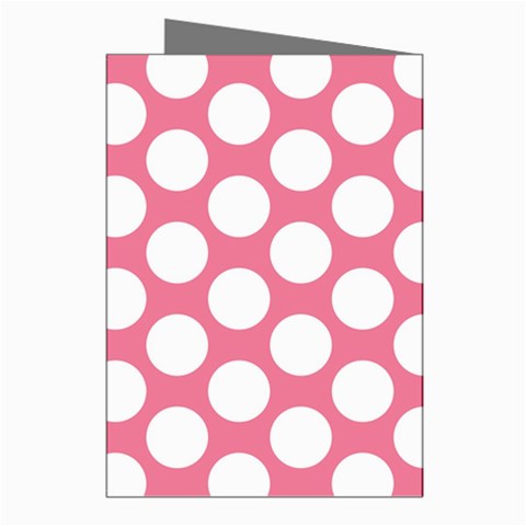 Pink Polkadot Greeting Card (8 Pack) from ArtsNow.com Right