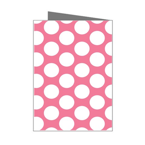 Pink Polkadot Mini Greeting Card from ArtsNow.com Right