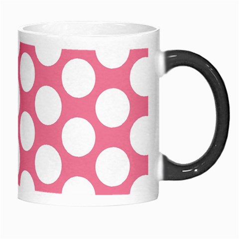 Pink Polkadot Morph Mug from ArtsNow.com Right