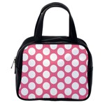 Pink Polkadot Classic Handbag (One Side)