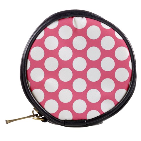 Pink Polkadot Mini Makeup Case from ArtsNow.com Back