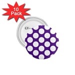 Purple Polkadot 1.75  Button (10 pack)