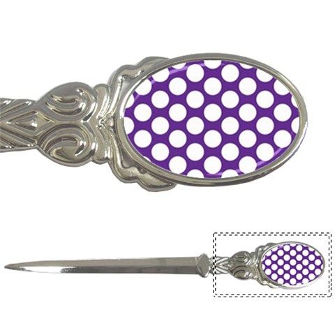 Purple Polkadot Letter Opener from ArtsNow.com Front