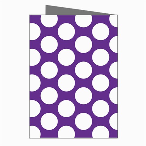 Purple Polkadot Greeting Card from ArtsNow.com Right