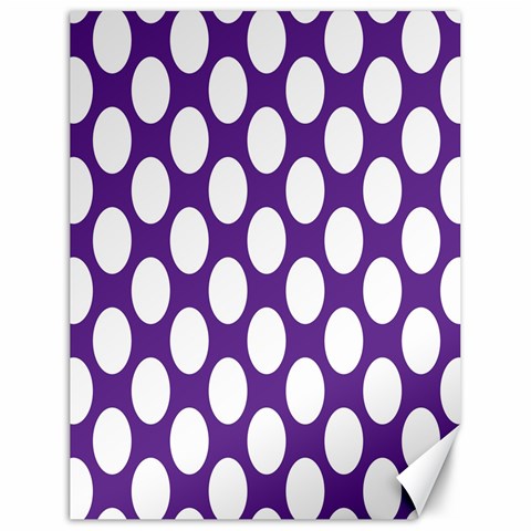 Purple Polkadot Canvas 18  x 24  (Unframed) from ArtsNow.com 17.8 x23.08  Canvas - 1