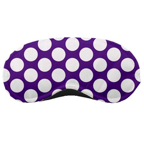 Purple Polkadot Sleeping Mask from ArtsNow.com Front