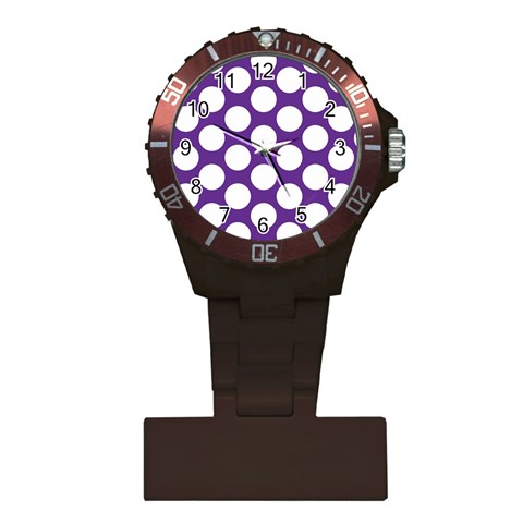 Purple Polkadot Nurses Watch from ArtsNow.com Front