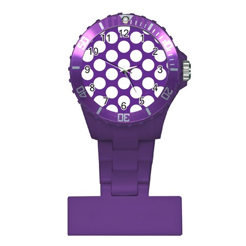 Purple Polkadot Nurses Watch from ArtsNow.com Front