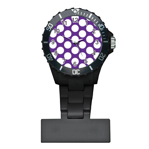 Purple Polkadot Nurses Watch from ArtsNow.com Front