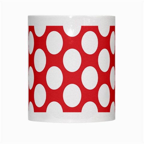 Red Polkadot White Coffee Mug from ArtsNow.com Center