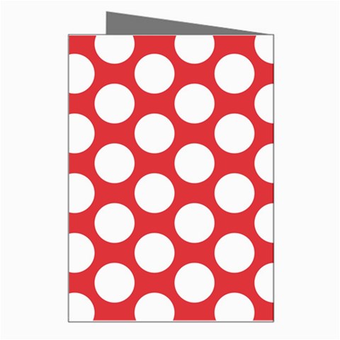 Red Polkadot Greeting Card from ArtsNow.com Right