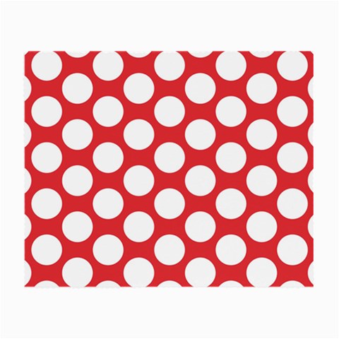 Red Polkadot Glasses Cloth (Small, Two Sided) from ArtsNow.com Back